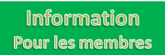 Actualité pour les adhérents (privé)