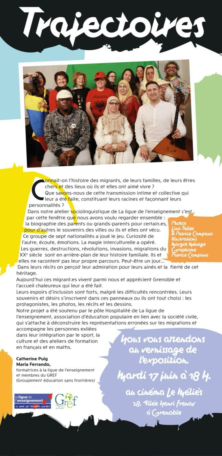 2025 Grenoble, Exposition ” Trajectoires “