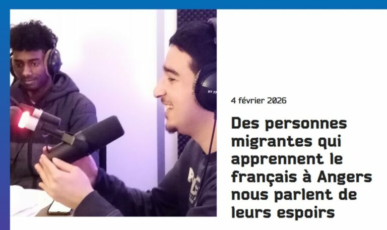 Angers : Radio Campus et le GREF donnent voix aux jeunes exilés
