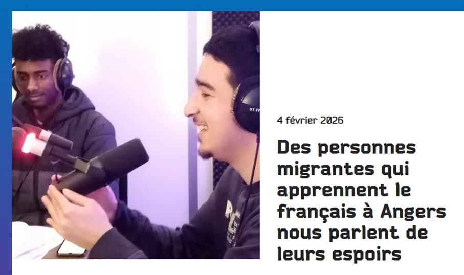Angers : Radio Campus et le GREF donnent voix aux jeunes exilés