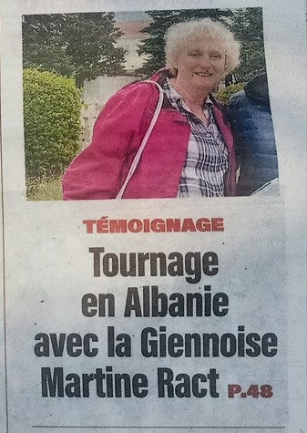 Lors de leur séjour en Albanie, l’équipe GREF a participé au tournage d’un court métrage pour le concours Maginot;